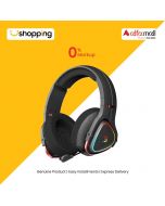 A4tech Bloody Bluetooth Wireless & Wired RGB Gaming Headset Black (MR710) - On Installments - ISPK-0155