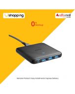 Anker PowerPort Atom III 4 Ports USB Charger - Black (A2045311) - On Installments - ISPK-0155