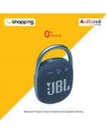 JBL Clip 4 Waterproof Ultra Portable Bluetooth Speaker Blue - On Installments - ISPK-0158