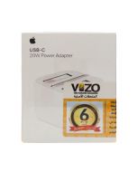 Vizo 20W 3Pin Power Adapter For iPhone - White - NON installments - ISPK-0179