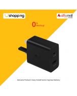 Samsung 35W PD 3 Pin Charging Adapter - Black (Duo-TA220) - On Installments - ISPK-0158