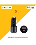 Rofee 65W Dual Port Smart and Fast Car Charger Black (RC-831) - On Installments - ISPK-0158