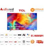 TCL 65 Inches Android TV 65P735 Smart Android TV| On Installments - Other Bank BNPL	