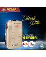 Atlas Instant Water / Instant Geyser  6 Liter LPG