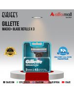 Gillette Mach3+ Blade Refills x 3 l ESAJEE'S