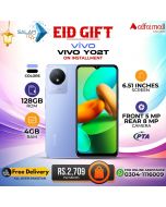 Vivo Y02T 4gb 128gb On Easy Installments (12 Months) with 1 Year Brand Warranty & PTA Approved With Free Gift by SALAMTEC & BEST PRICES