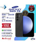Samsung Galaxy S23FE 8gb 256gb On Easy Installments (Upto 12 Months) with 1 Year Brand Warranty & PTA Approved With Free Gift by SALAMTEC & BEST PRICES