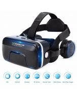 3D Glasses Box VR Headset Shinecon G04E Helmet Virtual Reality Goggles With Headphone PK BOBOVR Z4 For 4.7-6.5 Phon-Cash On Delivery 