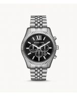 Michael Kors Men’s Chronograph Quartz Stainless Steel Black Dial 44mm Watch MK8602 On 12 Months Installments At 0% Markup