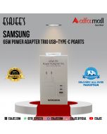 Samsung 65W Power Adapter Trio USB+Type-C Poarts l ESAJEE'S
