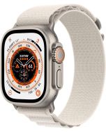 Apple Watch Ultra (49mm) Titanium Case with Starlight Alpine Loop (Brannd New, Non Active) - (Installment)