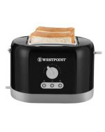 Westpoint - Pop-Up Toaster 2 slice, Cool Touch & Plastic body (Black color) - 2538 (SNS) 