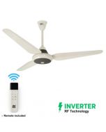 SK Fans Ceiling Fan Super Deluxe (inverter) 56" Cream-Black With Free Delivery On Installment By Spark Technologies.