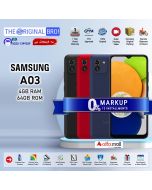 Samsung A03 (4GB RAM 64GB Storage) PTA Approved | Easy Monthly Installment - The Original Bro - With Free Gift (Unbranded Handsfree)