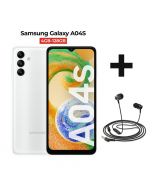 Samsung Galaxy A04s - 4GB RAM - 128GB ROM - White - (Installments) + Free Handsfree
