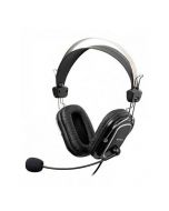 A4Tech Stereo Headphone With Mic Black (HS-50) - ISPK-0065