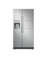 Samsung Inverter Side-By-Side Refrigerator With Water Dispenser 18 Cu Ft (RS50N3913SA/EU)-Silver - On Installments - ISPK-0055