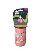 Tommee Tippee Insulated Straw Cup Peach 266ml (TT-447825) - ISPK