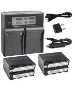 Kastar LED Dual Battery Charger for F970 battery With Free Delivery On Installment ST