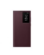 Samsung S22 Ultra Smart View Case Burgandy With Free Delivery by Spark Technology (Other Bank BNPL)
