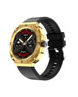 Blulory RT Smart Watch 1.4 Inch Display Gold With Free Delivery by Spark Technology (Other Bank BNPL)