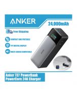 Anker 737 Power Bank 140W PowerCore 24K Laptop Charger, 24,000mAh 3-Port Portable Charger with 140W Output , Smart Digital Display, Compatible with iPhone 14/13 Series, Samsung, MacBook, Dell, AirPods, and More - ON Installment