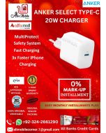 ANKER SELECT TYPE-C 20W CHARGER On Easy Monthly Installments By ALI's Mobile