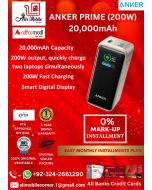 ANKER PRIME POWER BANK 200W 20,000mAh On Easy Monthly Installments By ALI's Mobile