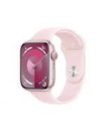 Apple Watch Series 9 45mm Aluminum Case With Pink Sports Band With Free Delivery On Installment By Spark Tech