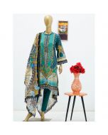 Surmawala Lawn | Printed Fabric 3 Piece Unstitched Collection - (Article 11) - ON INSTALLMENT
