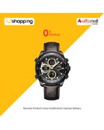 NaviForce Dual Time Exclusive Men's Watch Brown (NF-9197-2) - On Installments - ISPK-0139