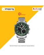 NaviForce Dual Time Working Men’s Watch Silver (NF-9182-3) - On Installments - ISPK-0139