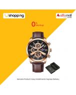 Naviforce Novicius Edition Watch For Men Brown (NF-9211-6) - On Installments - ISPK-0139