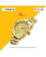 Naviforce Novel Edition Watch For Men Golden (NF-9210-4) - On Installments - ISPK-0139