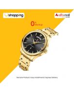 Naviforce Day And Date Edition Watch For Men Golden (NF-9213-7) - On Installments - ISPK-0139
