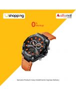 Naviforce Doppio Edition Watch For Men Maroon (NF-9219-3) - On Installments - ISPK-0139