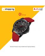 Naviforce Date Edition Watch For Men - Red (NF-8031-2) - On Installments - ISPK-0139