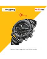 Naviforce World Display Digitial Edition Watch For Men (NF-9160-3) - On Installments - ISPK-0139