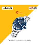 Naviforce Giorno Edition Watch For Men Silver (NF-9218-3) - On Installments - ISPK-0139