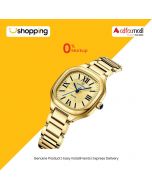 Naviforce Femme Square Edition Watch For Women Gold (NF-5042-1) - On Installments - ISPK-0139