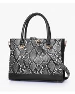 RTW Creation - Black snake handbag