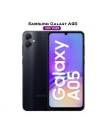 Samsung Galaxy A05 - 6GB RAM - 128GB ROM - Black - (Installments) + Free Handsfree 