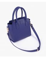 RTW Creation - Dark blue top-handle mini handbag