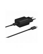 Samsung 25w Charger with Cable Black With Free Delivery By Spark Technology (Other Bank BNPL)