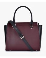 RTW Creation - Burgundy classic top-handle bag