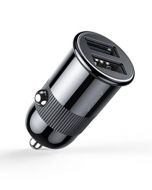 Joyroom 3.1A Dual Port Smart Car Charger Black (C-A06) - Non Installments - ISPK-0146