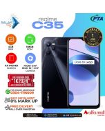 Realme C35 4gb,128gb On Easy Installments (12 Months) with 1 Year Brand Warranty & PTA Approved With Free Gift by SALAMTEC & BEST PRICES