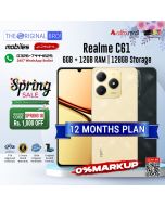 Realme C61 | 6GB + 12GB RAM | 128GB Storage | PTA Approved (Official) | 1 Year Warranty | Installments Upto 12 Months - The Original Bro Mobiles