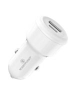 Westpoint Dual Port PD20W + QC 3.0 Car Charger White (WP-90) - Non Installments - ISPK-0181