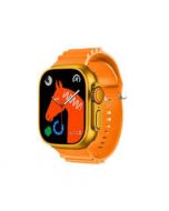 Amax watch 9 Bluetooth calling Smartwatch Orange With Free Delivery By Spark Tech